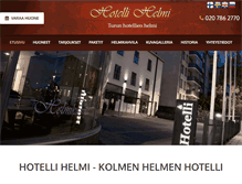 Tablet Screenshot of hotellihelmi.fi